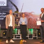 Verleihung des Lammsbräu Nachhaltigkeitspreises 2020 an den Outdoor-Ausrüster VAUDE aus Tettnang